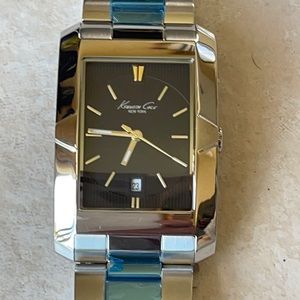 Kenneth Cole Quartz silver water resistant stainless steel w/date